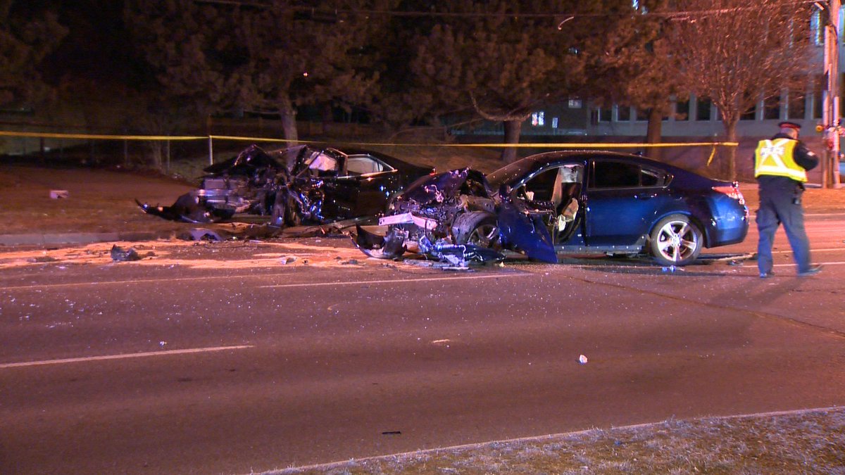 Jeremy Cohn on Twitter "Two car crash at Jane St & Shoreham Dr in