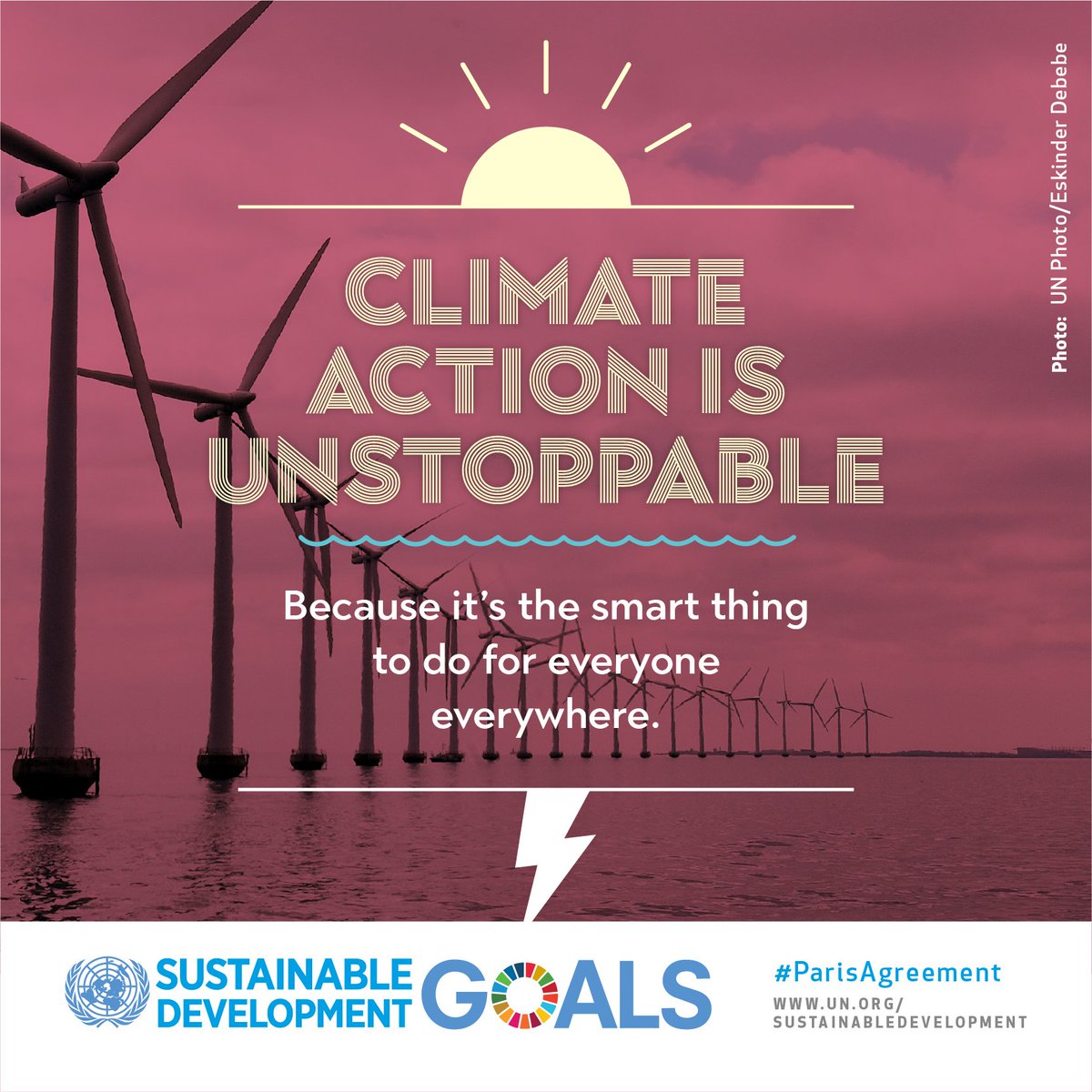 Climate action is good for business and good for the planet. It doesn't have to be one or the other. 🌿🌎♻️

Learn how <a href="/UN/">United Nations</a> is taking action: bit.ly/climateUN #GlobalGoals #ParisAgreement