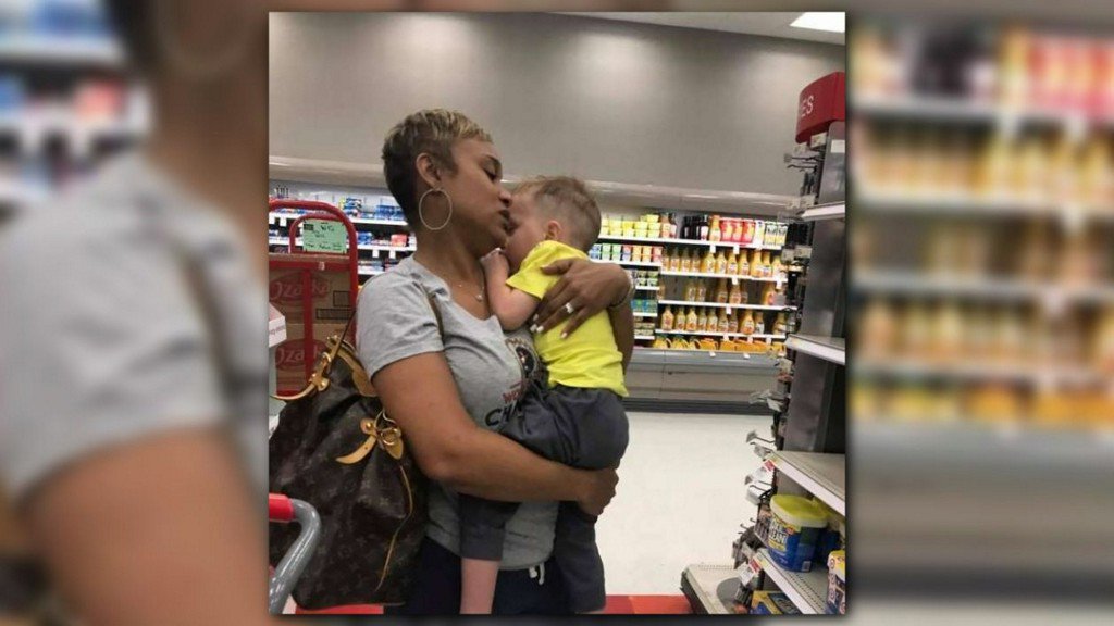 wcnc's tweet photo. Stranger Helps Mom Care For Her Crying Baby At Target https://t.co/X7Fw8Ioex7 https://t.co/bIEfuN8LYZ