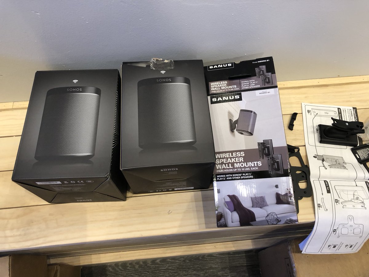 TechIntegr's tweet image. Little Sonos today wall mount was awesome...