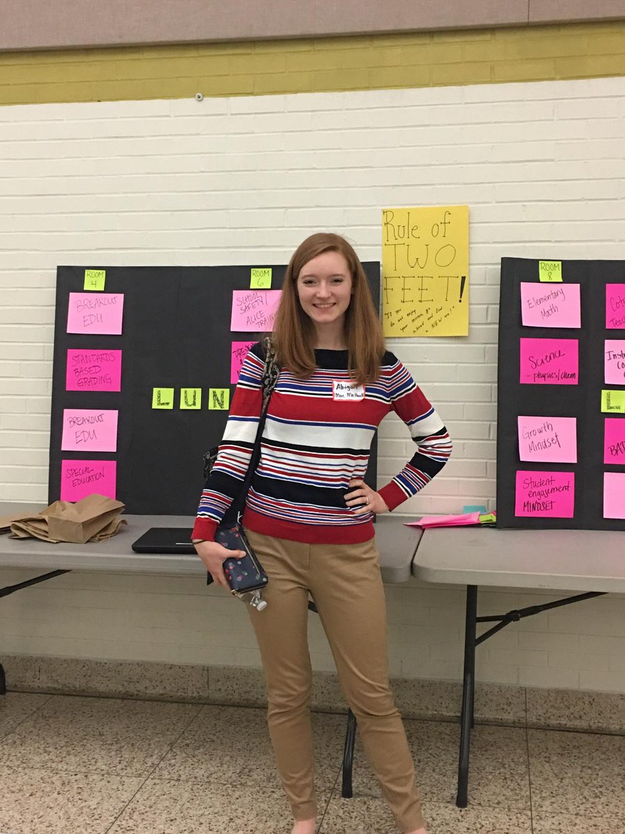 AbigailMethod's tweet photo. Big take-aways from #EdCampPGH: 1 Make students feel safe and heard through restorative practice! 2 STEAM integration starts small in individual classrooms, but requires a cultural shift to keep expanding. 3 Pay attention to the hidden messages your class sends about diversity! https://t.co/z3M2vePaER