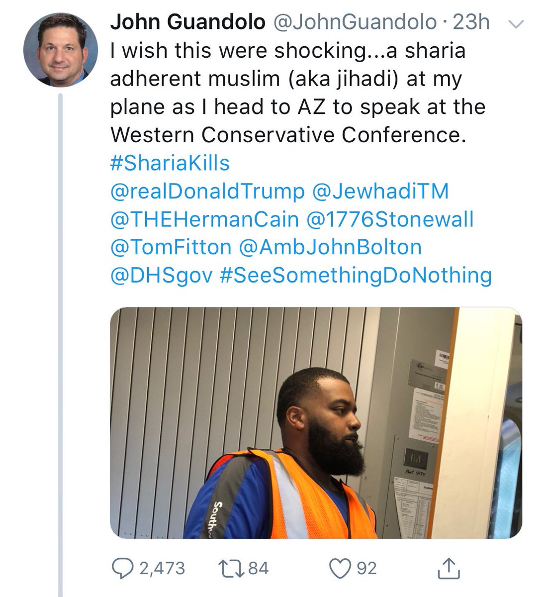 Bad_Tweet_Ratio's tweet photo. 26.9 replies:likes ratio

Replies: 2,473
Retweets: 84
Likes: 92

@JohnGuandolo #TheRatio https://t.co/6cqcF5LtyF
