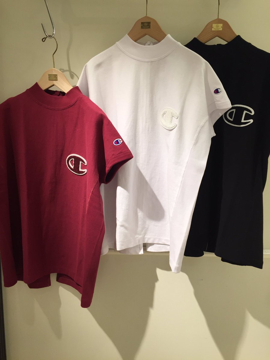 BY_OSAKA's tweet photo. 【WOMENS】
〈champion〉から別注のTシャツが入荷しております。Cのマークをサガラ刺繍で大きめにつけているのがポイントです。是非店頭にてご覧下さい。
¥7,500+税
#BYITEMSW https://t.co/AfzMCnhCnk