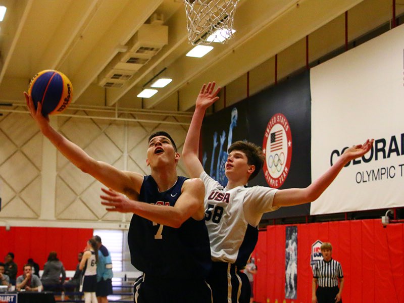 LaneTechHoops's tweet photo. The boys from Team H2O went 3-2 in pool play and advance to the knockout rounds tomorrow. At stake is an automatic bid to the Youth Olympic Games in Buenos Aries, Argentina to represent the United States at the U18 level. 🇺🇸 #LaneWay #USAWay #3L3VATE https://t.co/b1585PJ16a