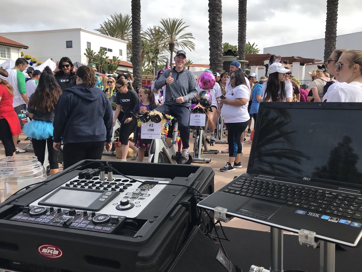 djextremeSD's tweet photo. Had a great time donating my services to pedals for a purpose today! #pfap #djextremesd #cusdlearns https://t.co/J8KSsArxyz