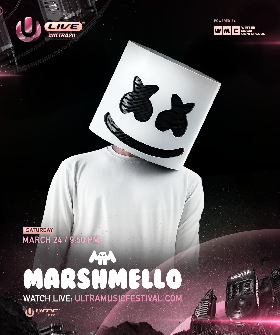 Ultra Music Festival on Twitter: "The mysterious, masked Marshmello