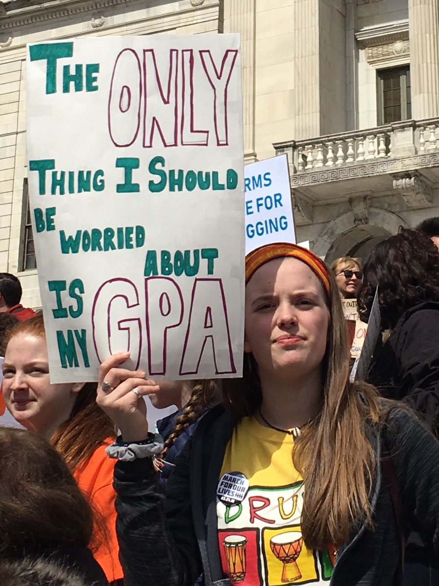 DebbieBlock14's tweet image. Beyond inspiring in Rhode Island #MarchForOurLives #Enough #NeverAgain