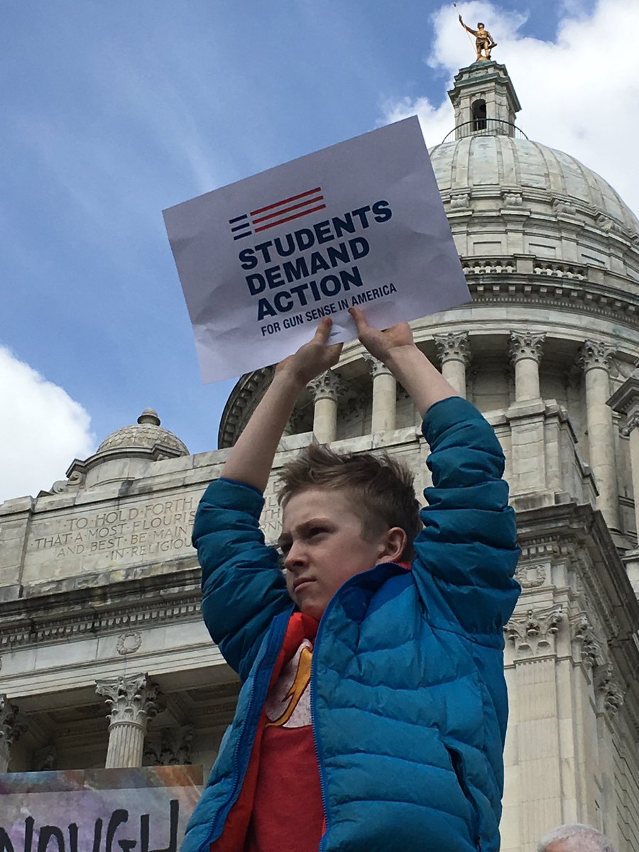 DebbieBlock14's tweet image. Beyond inspiring in Rhode Island #MarchForOurLives #Enough #NeverAgain