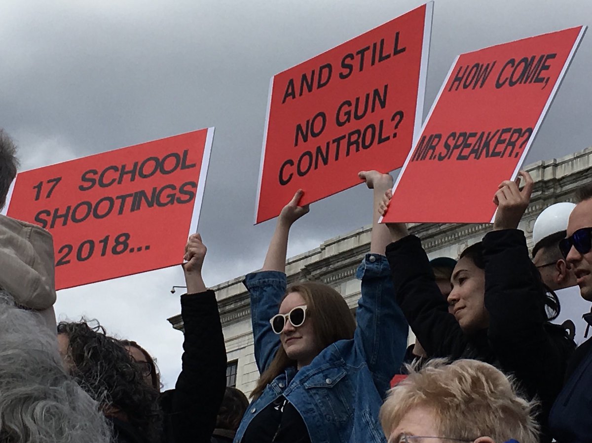 DebbieBlock14's tweet image. Beyond inspiring in Rhode Island #MarchForOurLives #Enough #NeverAgain