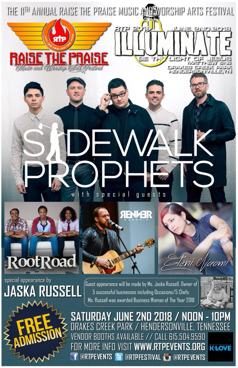 153Management's tweet photo. Renner Worship at RTP Festival in Nashville, June 2nd. https://t.co/wNmIzTUYjP https://t.co/JckhZrvUSP
