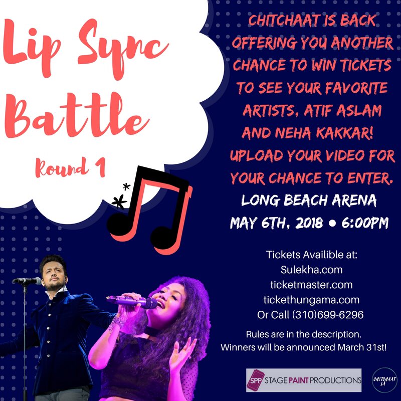 chitchaatla's tweet photo. Upload a lip sync with your favorite NEHA KAKKAR song! 
Each form of entry gives you more chances to win tix 
Submit your video = 1 entry
Repost this flyer= 1 entry 
Chitchaat reposts your video= 5 entries
You repost your video = 10 entries. https://t.co/G9wqlv5WfM