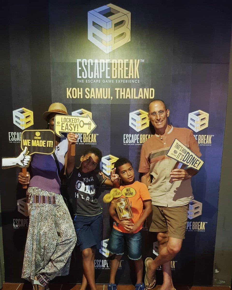 EB_Samui's tweet photo. Team World Explorers - Kowloon Captive #EscapeGames #Thingtodo #Samui #EscapeBreaksamui https://t.co/grzdiWG9zl