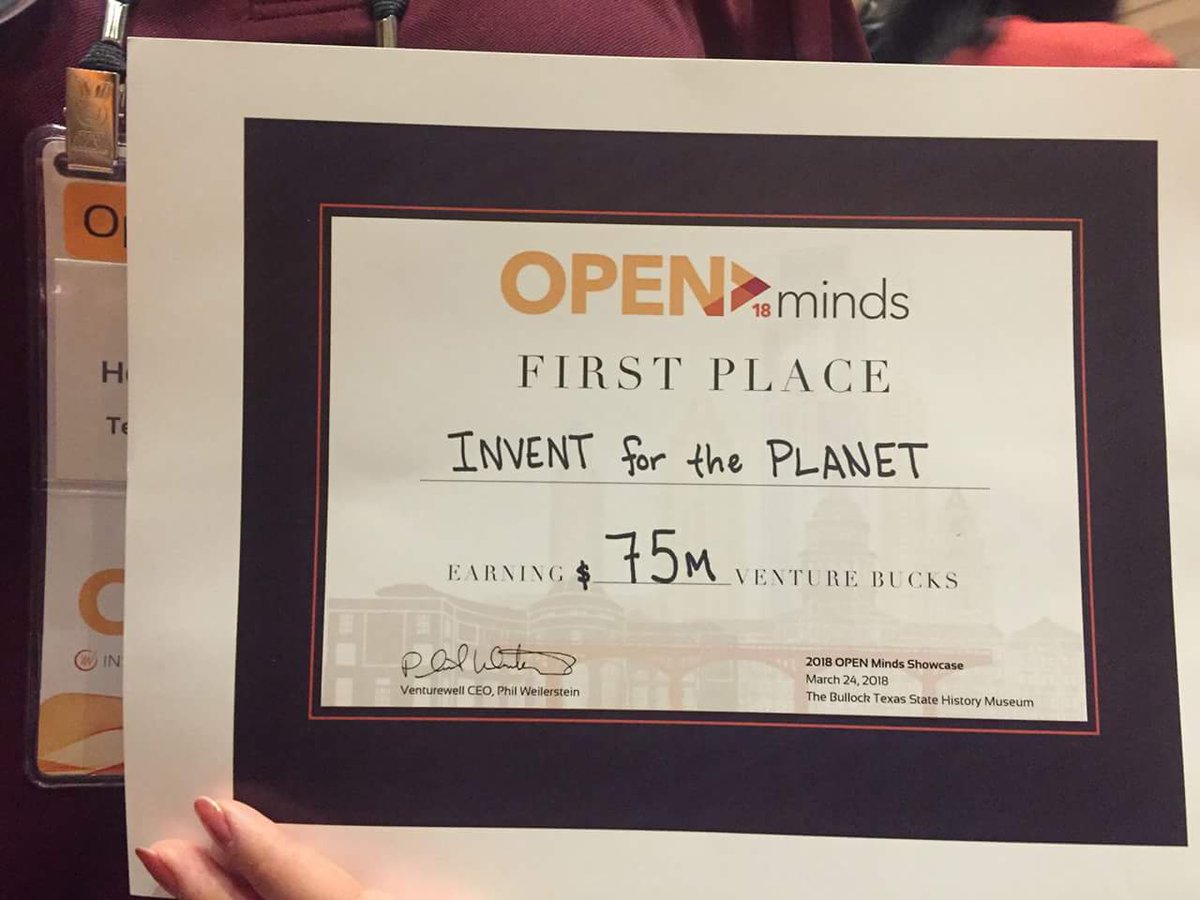 _WWOO_xX's tweet photo. CONGRATULATIONS EDU-Lite team from #IFTP2018 for winning @venturewell OPEN Minds 2018 conference!
Keep lighting the way for #youth around the world to keep innovating!
https://t.co/TAX20aI9r3 https://t.co/JP0SXKVGjW