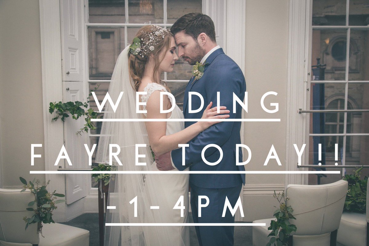 WEDDING FAYRE TODAY AT LACE MARKET HOTEL! 

1-4pm 

FREE ENTRY, COCKTAILS &amp; CANAPES!!
