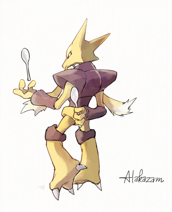 #リプきたポケモンを描く シンボラー、サザンドラ、シャンデラ、フーディンです!リプありがとうございました～ 