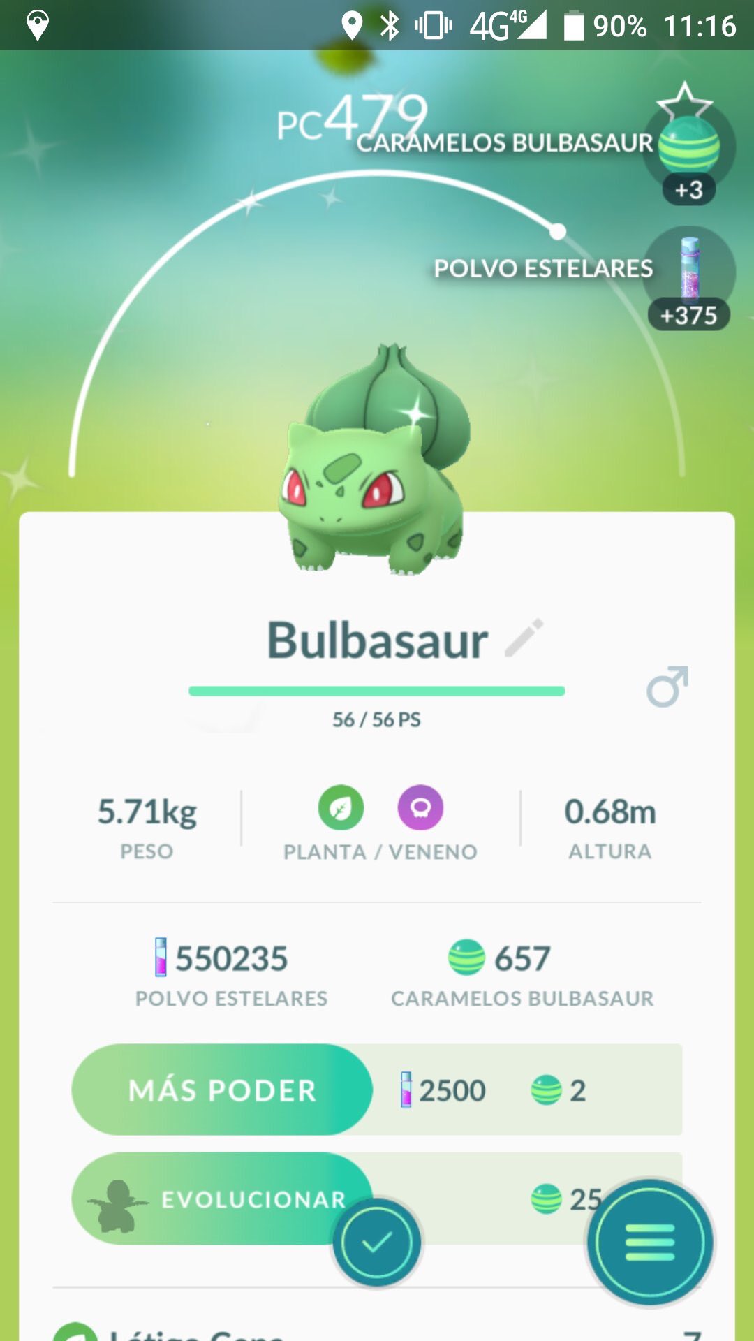 GO Hub España on X: Bulbasaur Normal/Shiny  / X