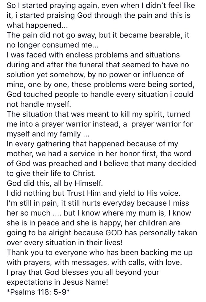 Weza_Solange's tweet photo. I have been crying basically everyday since the 20 February 2018 and this is what I would like to share with you. https://t.co/rx6nQSyFUt