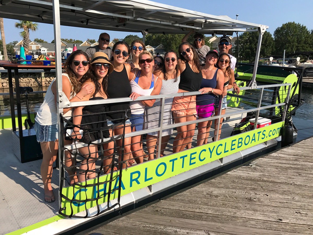 cltcycleboats's tweet photo. Good times coming on the Cycleboat - Book now, Cruises will fill up fast once the weather breaks @CLTbeerlife @cltcycleboats @LKNChamber @VisitLakeNorman https://t.co/6JJlNLriZm