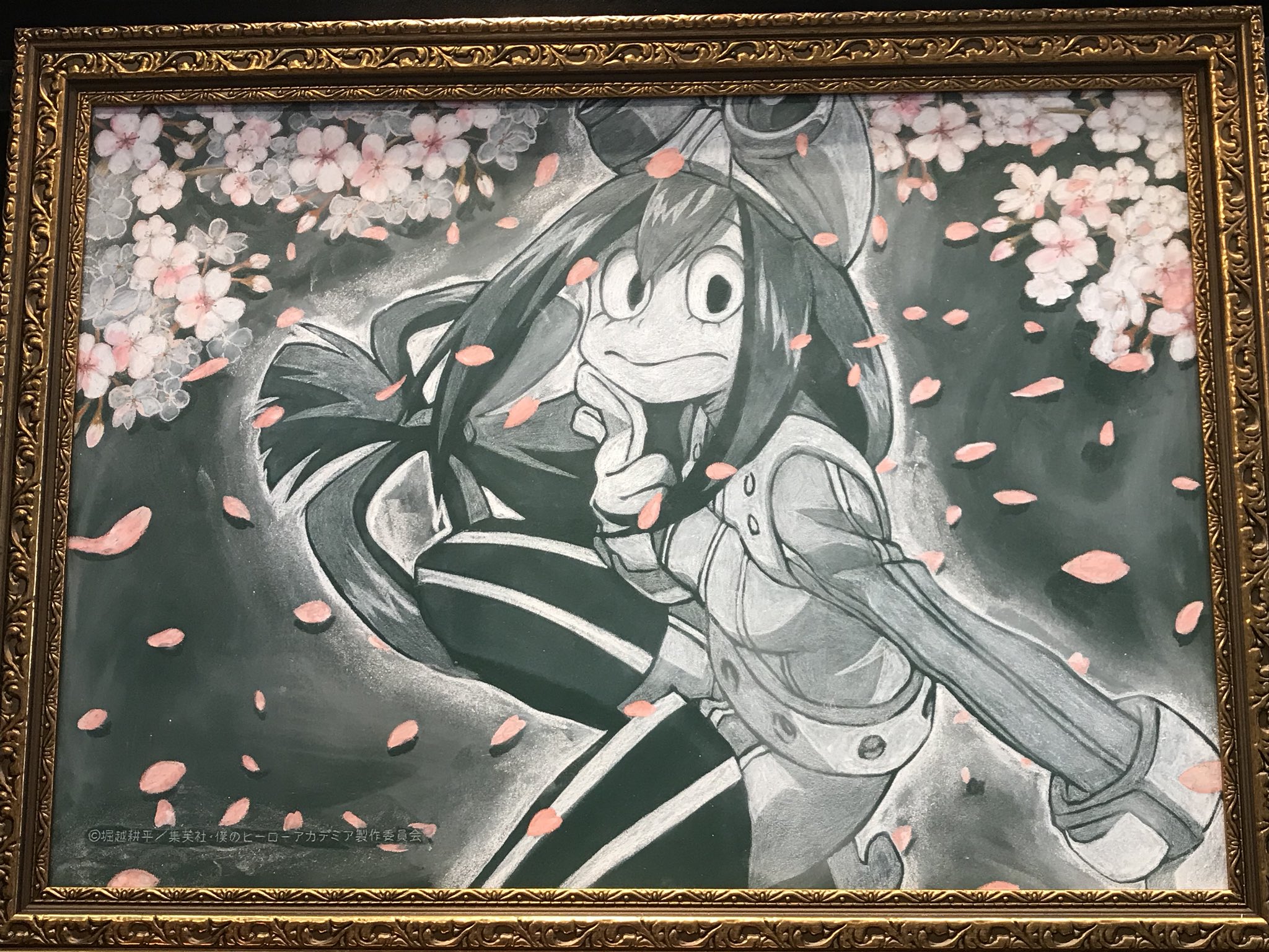 夏夜 ヒロアカ黒板アート 夏夜 ヒロアカ黒板アート