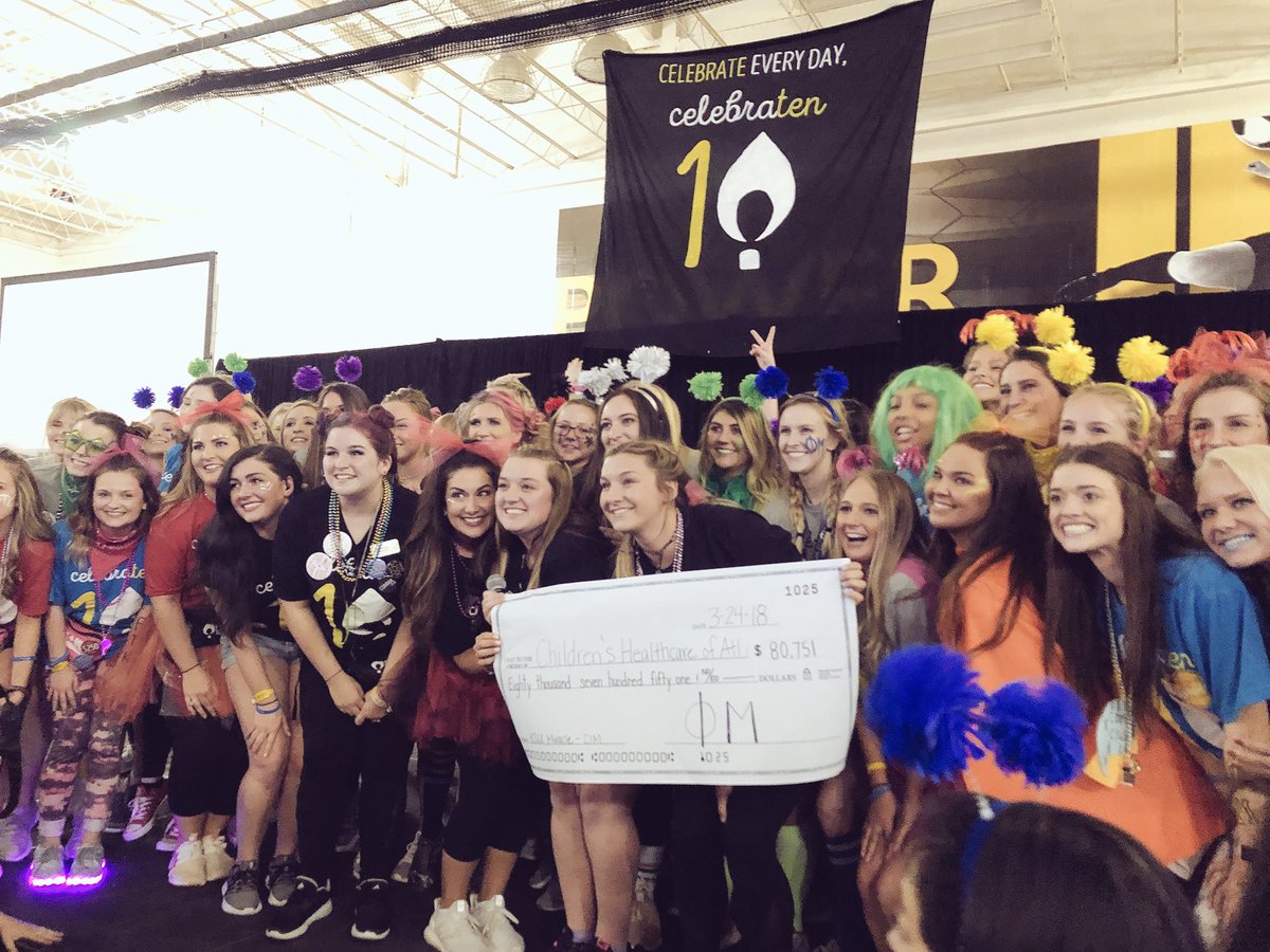 PhiMuKSU's tweet photo. PHI MU RAISED 80K FOR THE KIDS!!! Today has been amazing and we can’t not wait for all the miracles to come!! ⭐️ @ksumiracle https://t.co/lp0zGB8PmK