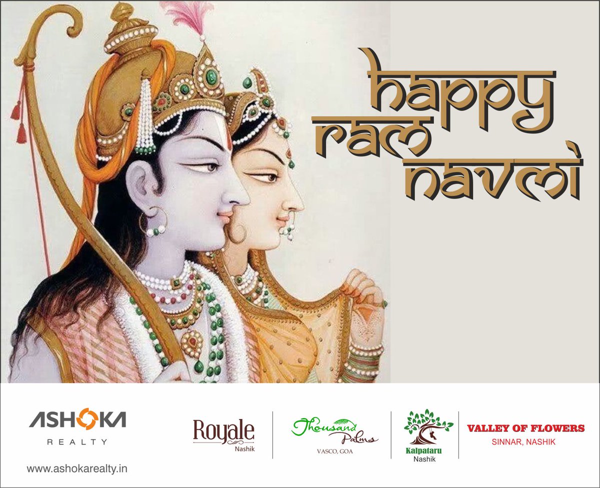 Ashoka Realty wishes you a very happy Ram Navami and book your row house at "KALPATARU" at Chunchale Shivar, Ambad Satpur Link Road, Nashik
ashokarealty.in
9130098228
7447441484