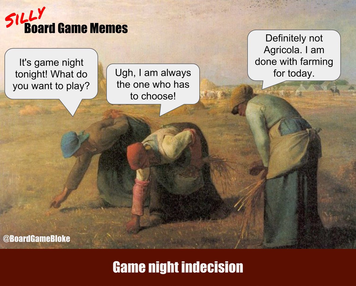 The struggle is real

Help cure game night indecision 

#SillyBoardGameMemes #boardgames