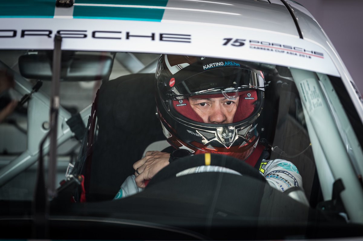 carreracupasia's tweet photo. In #CarreraCupAsiaProAm, #BaoJinlong of #ZhengTongAuto topped the class with a 2:09.852 laptime, from #NovuRacing’s @Yuey_Tan (2:10.203) and #ModenaMotorsport’s #AntaresAu (2:10.949). https://t.co/rodIMTjSzy