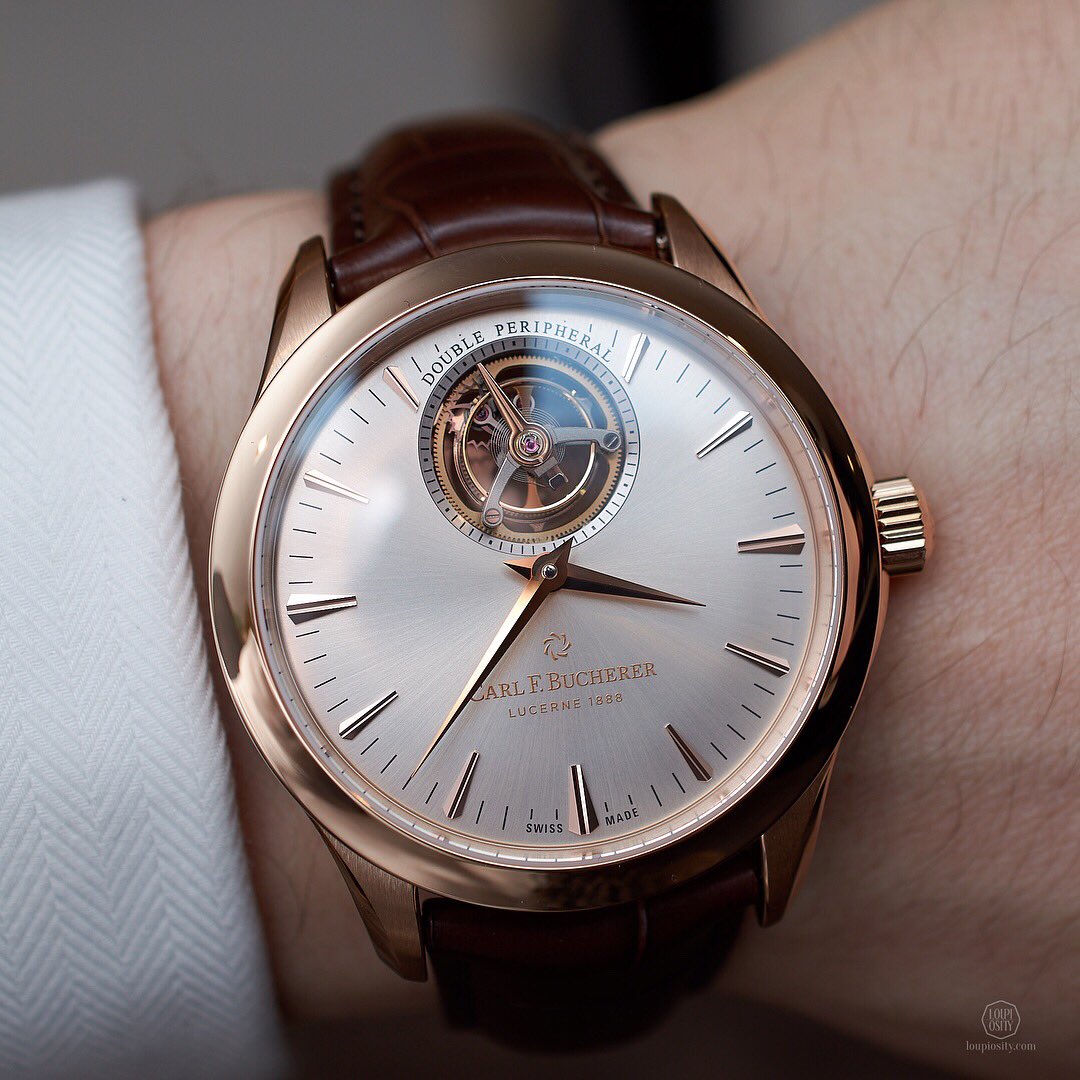 Loupiosity's tweet photo. #Novelty Manero Tourbillon Double Peripherial @carl_f_bucherer - discover more: https://t.co/fZU6tChZ8X #baselworld2018 #CFBatBW https://t.co/MT0sKLfZBj