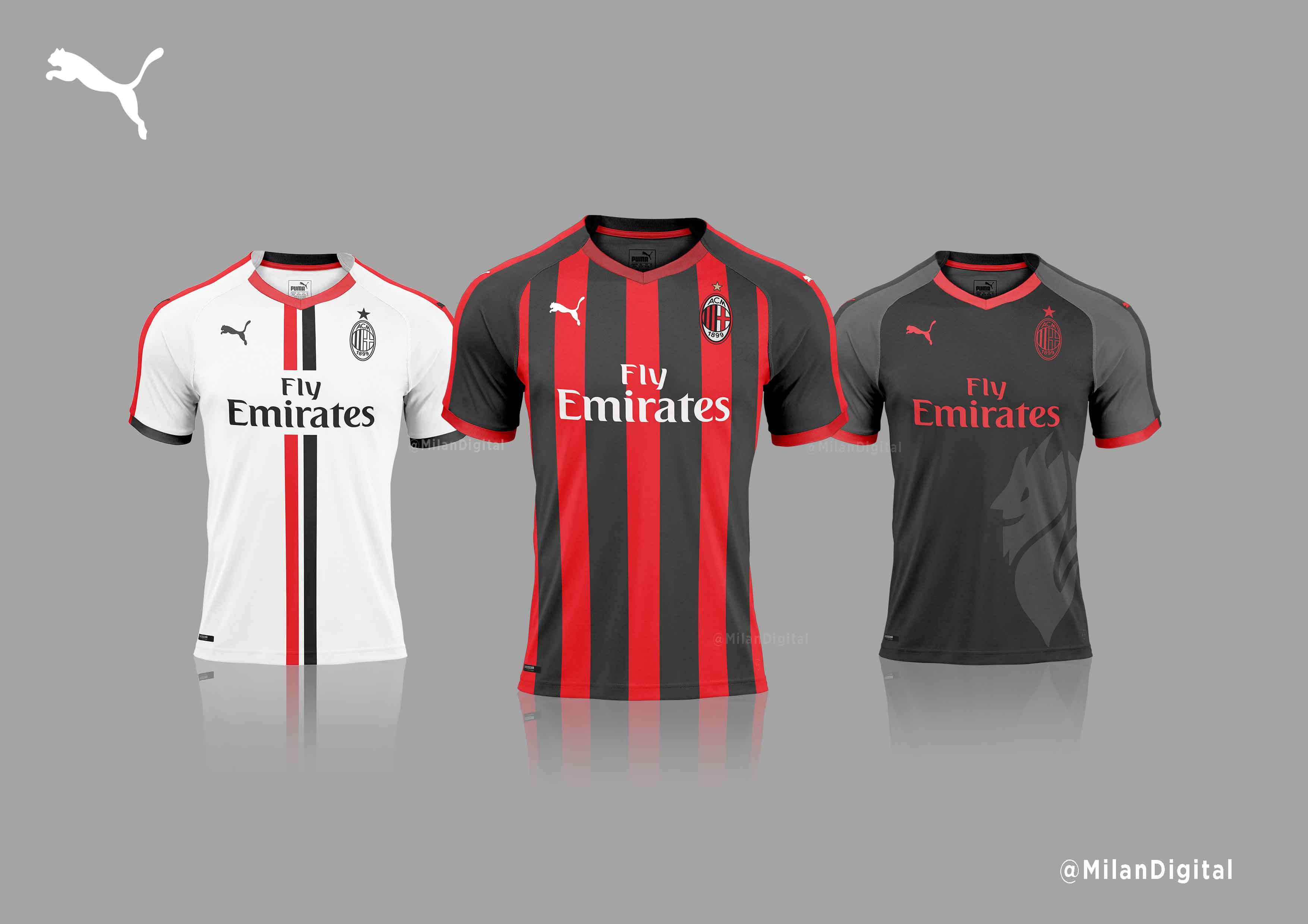 Milan Digital 🇮🇹 🏆 #19 on "#ACMilan #puma #evoKnit Kits Concept by Milan @MilanDigital #pumafootball #ForzaMilan https://t.co/fwe2Rb8H8N" / Twitter