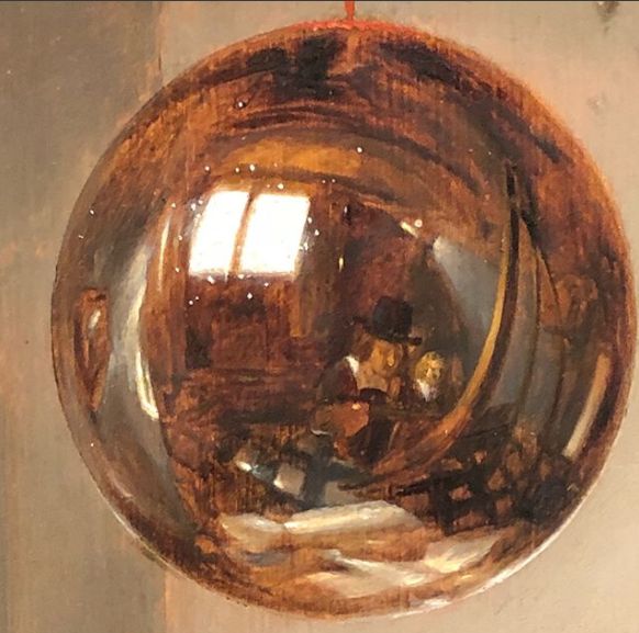 RembrandtsRoom's tweet image. The painter in the painting.