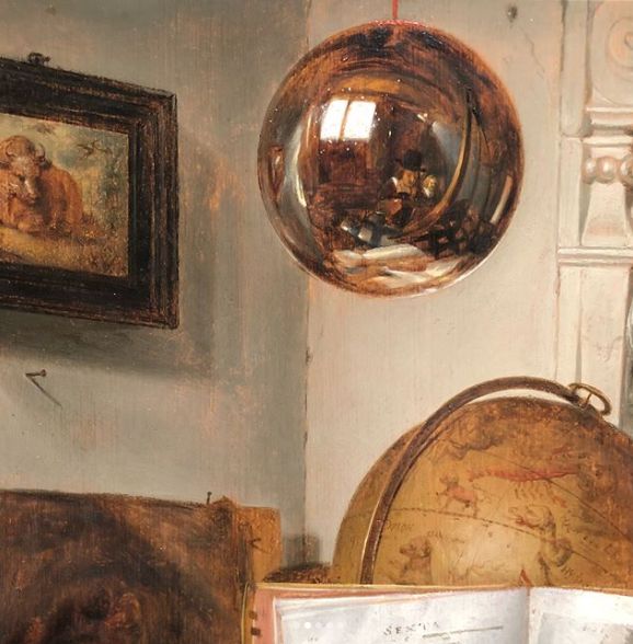 RembrandtsRoom's tweet image. The painter in the painting.