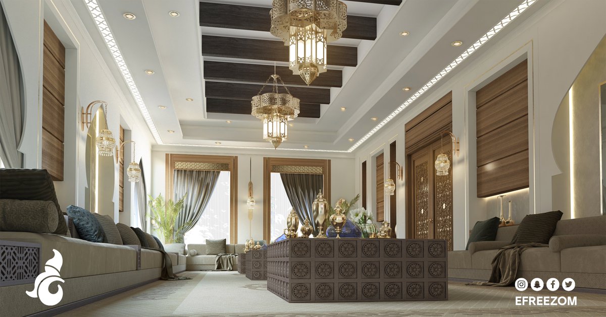 التصميم الداخلي بطابع اسلامي