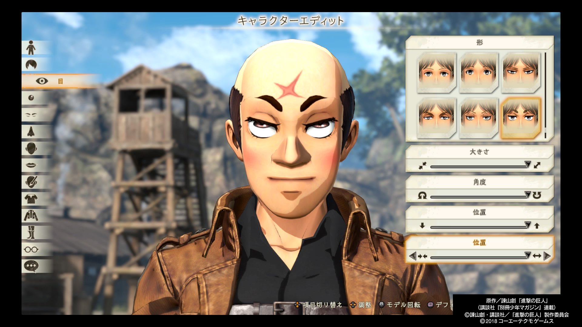 ট ইট র シュリート 進撃の巨人２買った さっそくキャラメイク 割と細かくいじれる カラフルな髪色はないみたいだ 髪型は既存のキャラは全部ある感じだな T Co Aceuewcylx ট ইট র