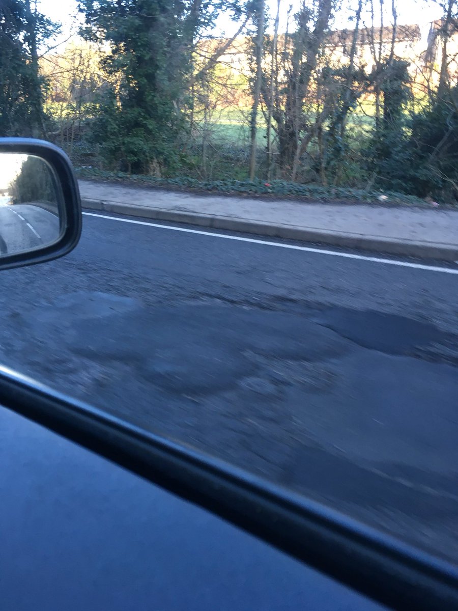 MarkPedler's tweet image. Another one here @mrpotholeuk @DeanCorbridge of the great work of either @SheffCouncil or @Derbyshirecc #poorworkmanship #PotholesSoBig #sheffieldissuper #stationroad #mosborough