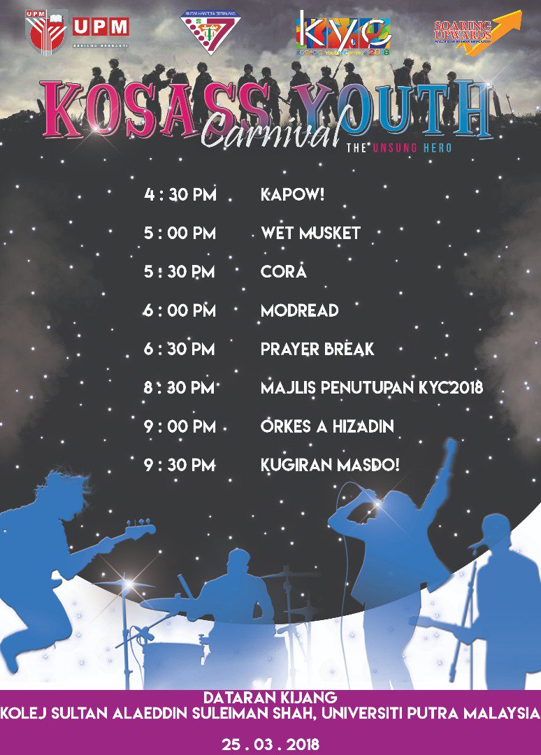 OhhAneeq's tweet photo. SEJAM  LEBIH JE LAGII! BERSIAP SEDIA SEMUAA KE @KYC_2018 😎😎 https://t.co/UkDY3G27t8