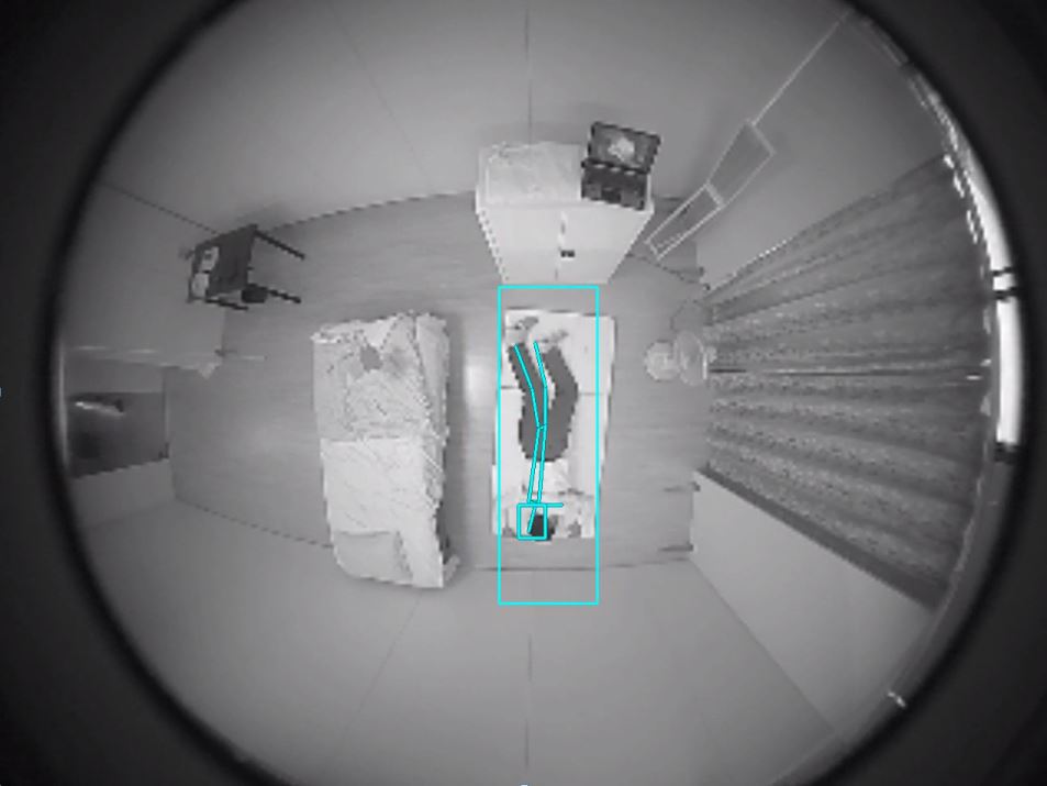 MLPrague's tweet photo. "Computer vision technology in CSS of Konica Minolta's Care Support Solution detects falling down". Here is the sample given by Satoshi Kondo at #MLPrague https://t.co/iU8HxvesD5