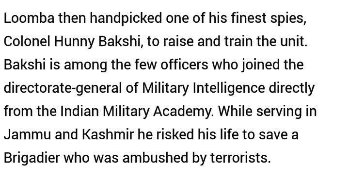These Few Good Men and some more- were hounded and let out to rot, by the system they swore allegiance to protect. Know Your Heroes:1. Col MN 'Hunny' Bakshi: A super sleuth, he once saved a Brig life in Jammu and Kashmir.