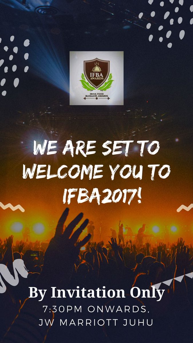 We #TeamFbai are ready to welcome you!! #IFBA2017 <a href="/JWMarriottJuhu/">JW Marriott Juhu</a> in few hrs!!

<a href="/VikhroliCucina/">Vikhroli Cucina</a> <a href="/NaturesBasket/">Nature’s Basket</a> @godrejprotekt <a href="/GodrejAppliance/">Godrej Appliances</a> <a href="/GodrejGroup/">Firecompass</a> @veenwaters <a href="/IamSUPERCHICKEN/">Real Good Chicken</a> <a href="/besoulflower/">Soulflower</a>