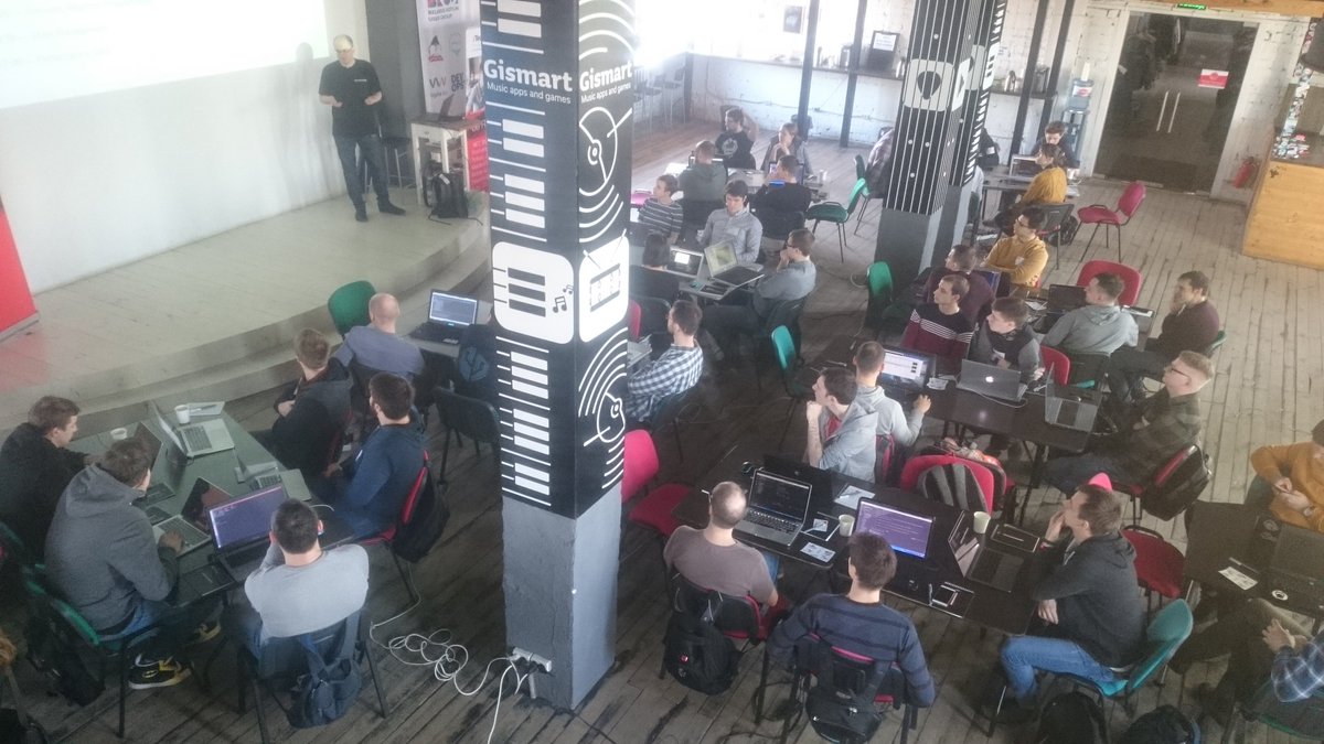 lautsevich's tweet image. #MinskJS Workshop #1 has been started! Yay! 🙌