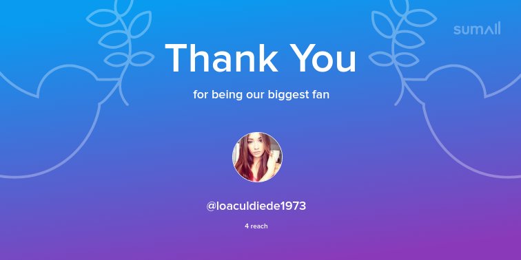 beepvine's tweet image. Our biggest fans this week: @loaculdiede1973. Thank you! via sumall.com/thankyou?utm_s…