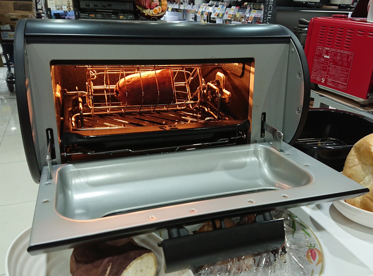 金鯱|*´꒳`){いい匂いがする～！ Panasonic ロティサリーグリル