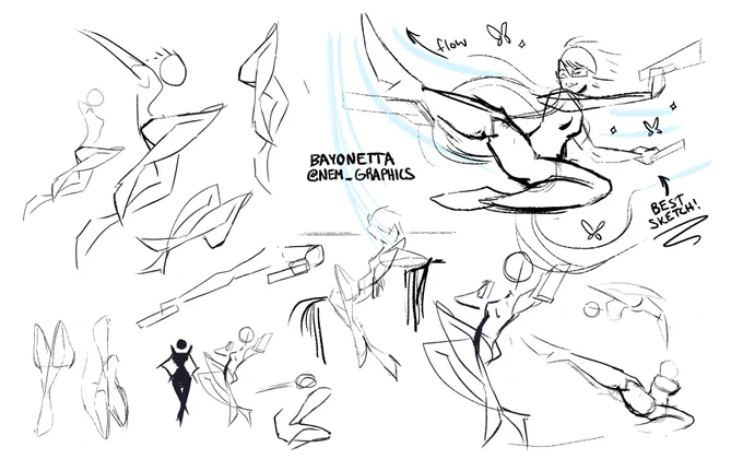 Bayonetta doodles! ? 