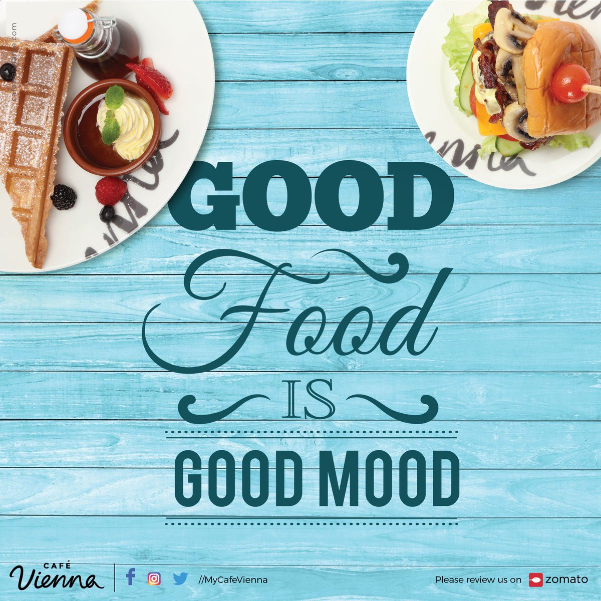 MyCafeVienna's tweet photo. Food is happiness! Agree? #GoodFood #Foodie #Quotes #CafeVienna https://t.co/PMkkGr3nHR