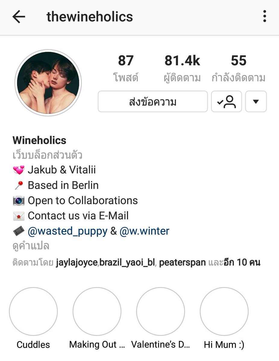ติ่งคู่เกย์ tweet media