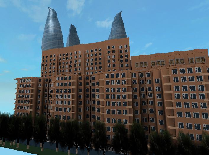 Baku city is still under progress, but see the Flame Towers! Stay active and like to see more!