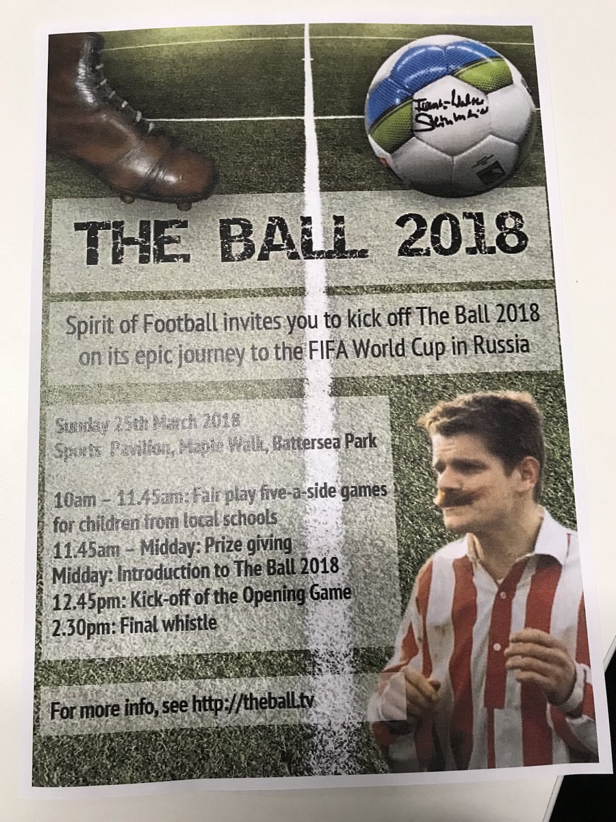 Great event in Battersea Park today come along @AydinDikerdem @batterseapark @wandsworthnews @WandsworthRadio @wandbc #spiritoffootball