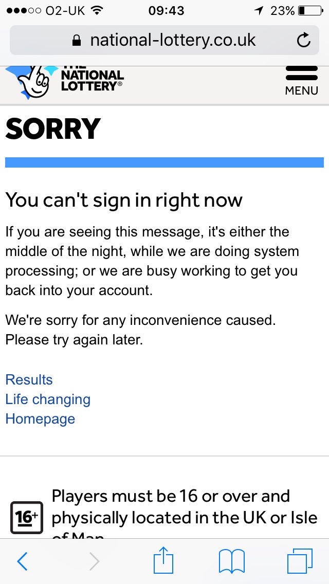 lotto my account login