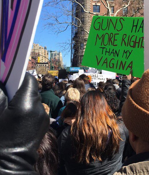JB_PlanB's tweet photo. From a friend in New York. Pretty much sums it up #March4OurLives https://t.co/6Q2nAiMlpl