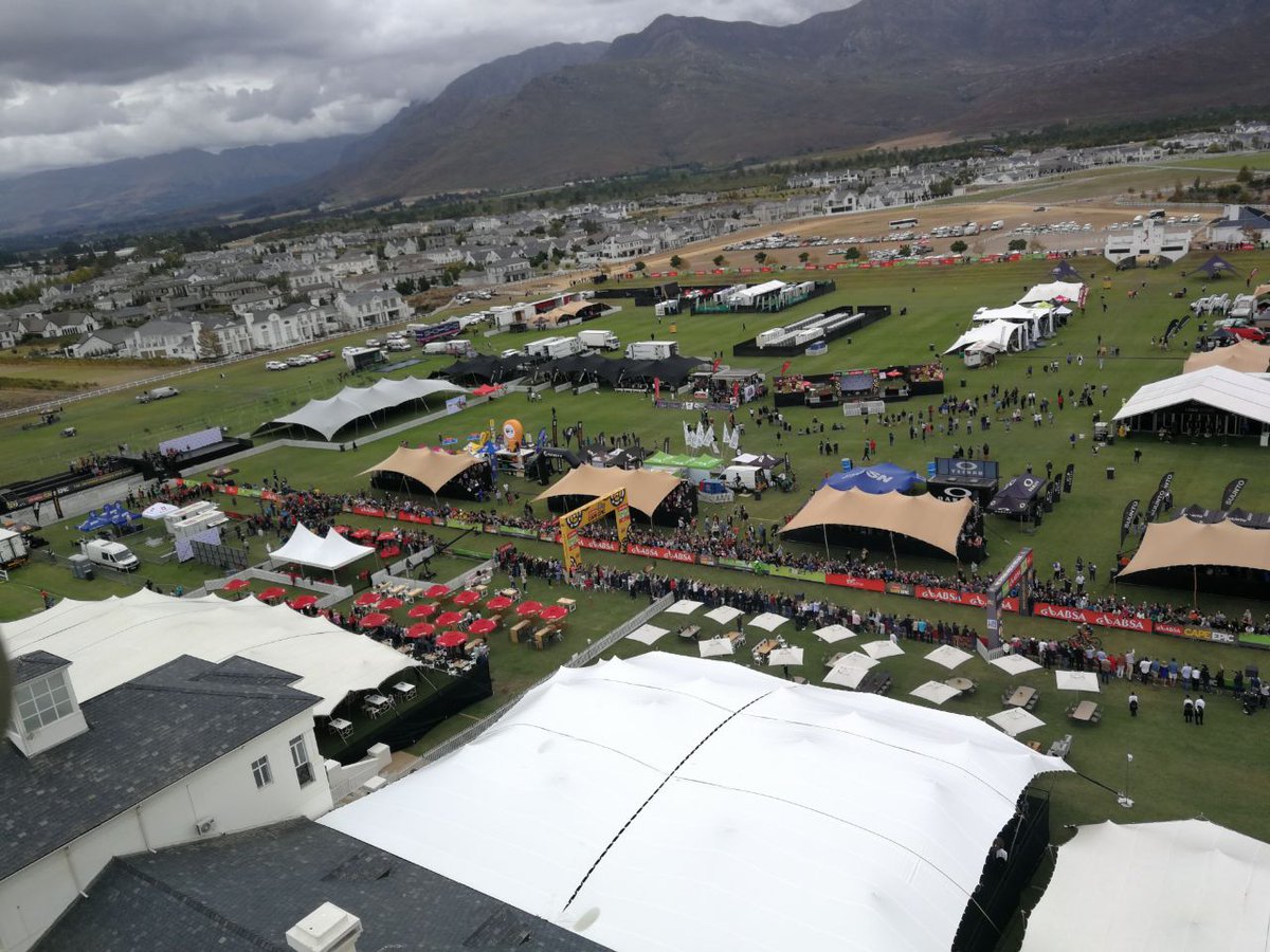 The scene at Val de Vie #Untamed #CapeEpic #absacapeepic2018