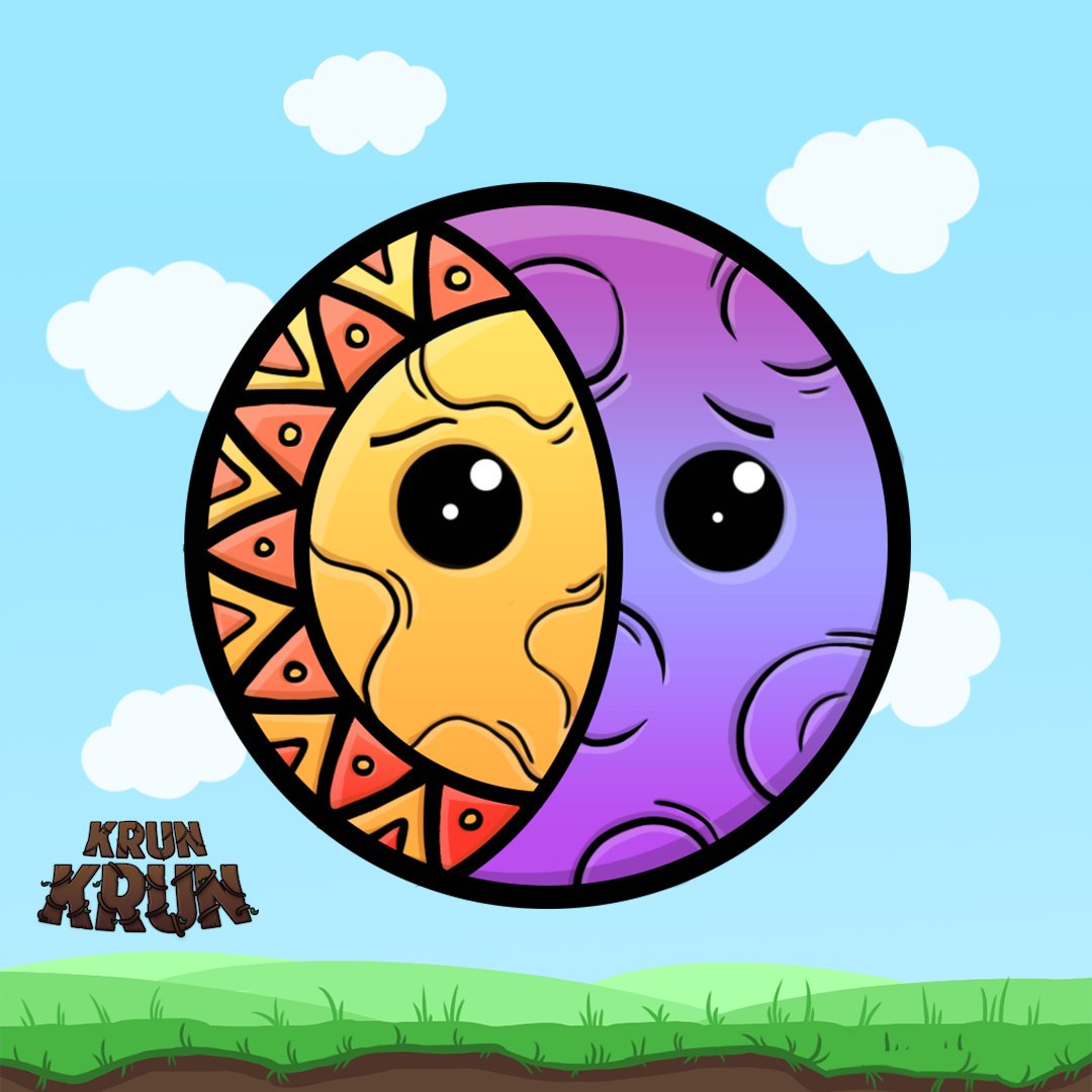 goldcrestgames's tweet photo. In Krun Krun, the player can catch three types of masks. The celestial mask stands for a proper balance between two poles. Ironic, because Krun Krun is clumsily trying to maintain his balance underneath a tower of masks! #indiedev #gamedev #krunkrun https://t.co/laO30YsOFe